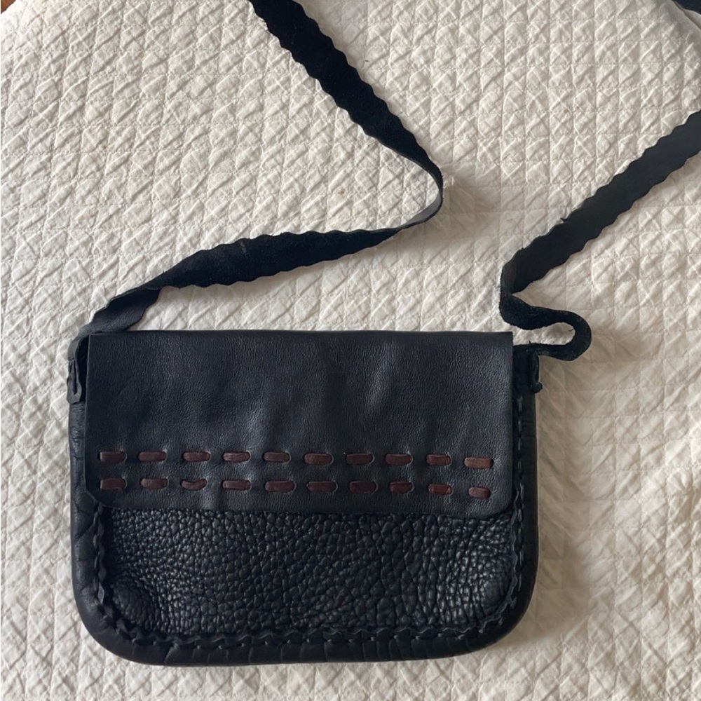 Leather crossbody bag